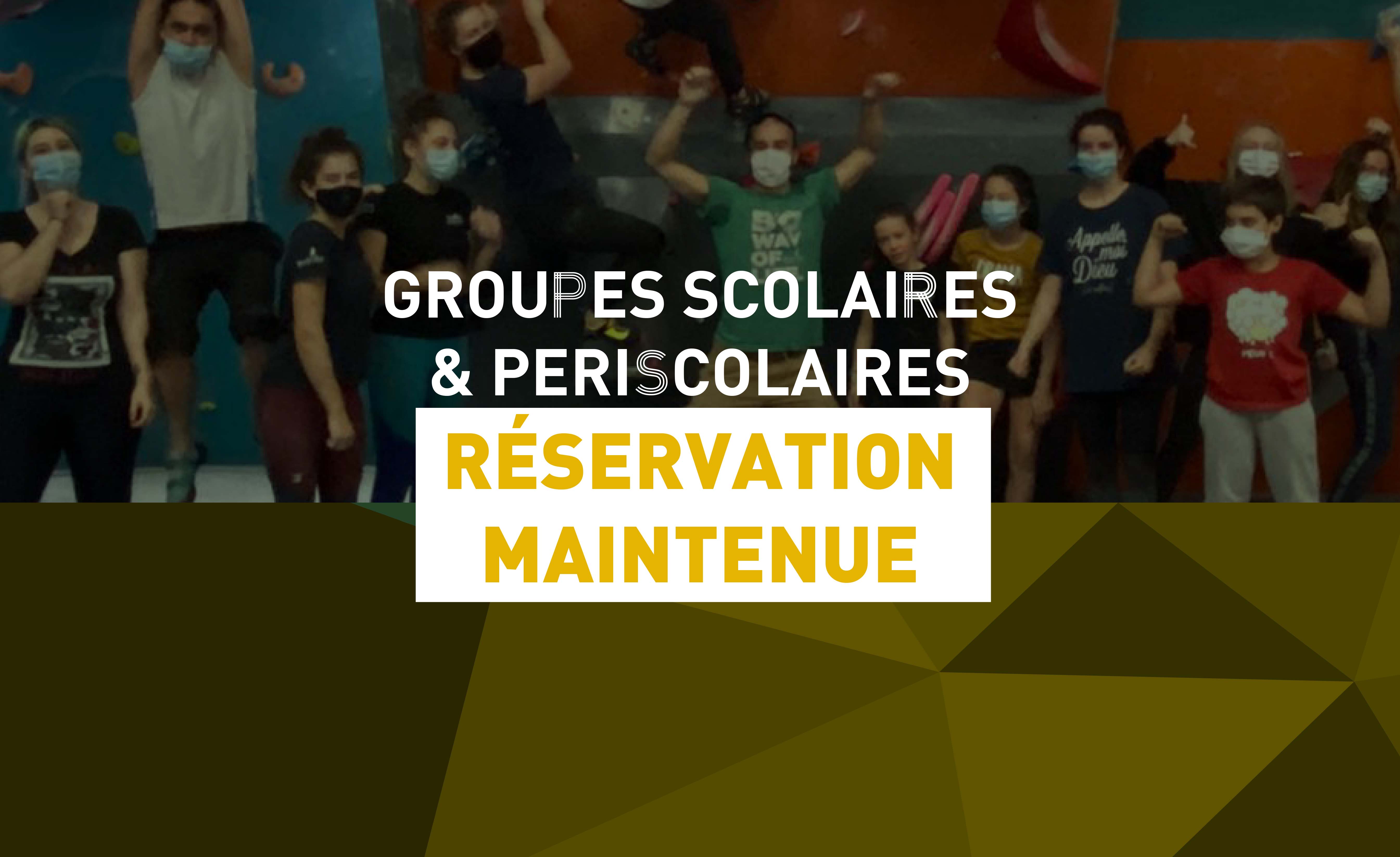 Votre salle d'escalade Block'Out ouverte aux groupes Scolaires et Périscolaires